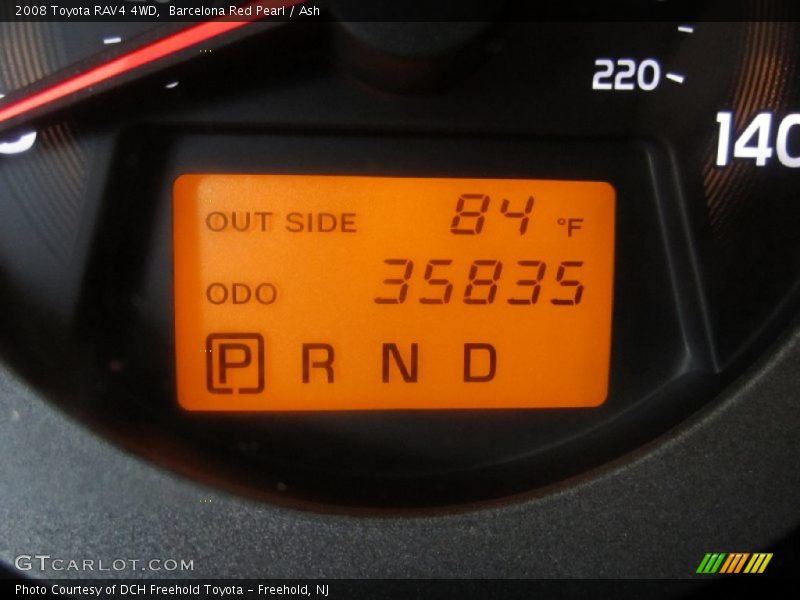 Barcelona Red Pearl / Ash 2008 Toyota RAV4 4WD