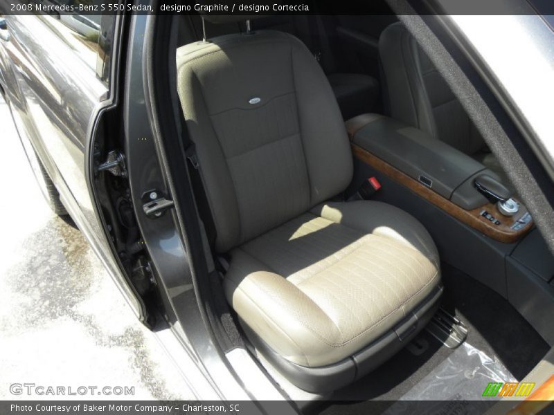 designo Graphite / designo Corteccia 2008 Mercedes-Benz S 550 Sedan