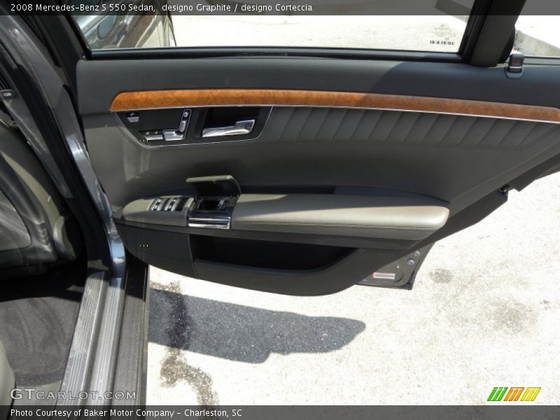 designo Graphite / designo Corteccia 2008 Mercedes-Benz S 550 Sedan