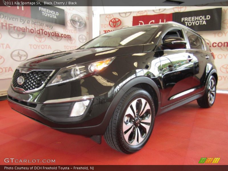 Black Cherry / Black 2011 Kia Sportage SX