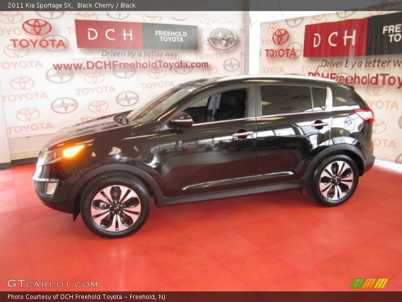 Black Cherry / Black 2011 Kia Sportage SX