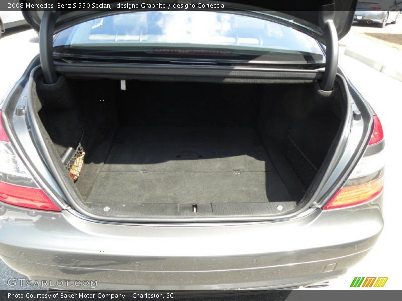 designo Graphite / designo Corteccia 2008 Mercedes-Benz S 550 Sedan
