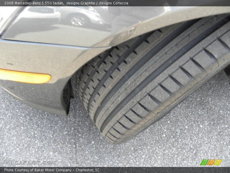 designo Graphite / designo Corteccia 2008 Mercedes-Benz S 550 Sedan