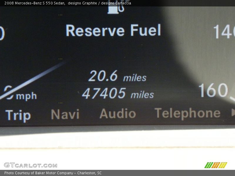 designo Graphite / designo Corteccia 2008 Mercedes-Benz S 550 Sedan