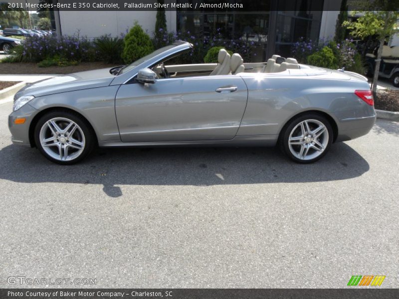 Palladium Silver Metallic / Almond/Mocha 2011 Mercedes-Benz E 350 Cabriolet