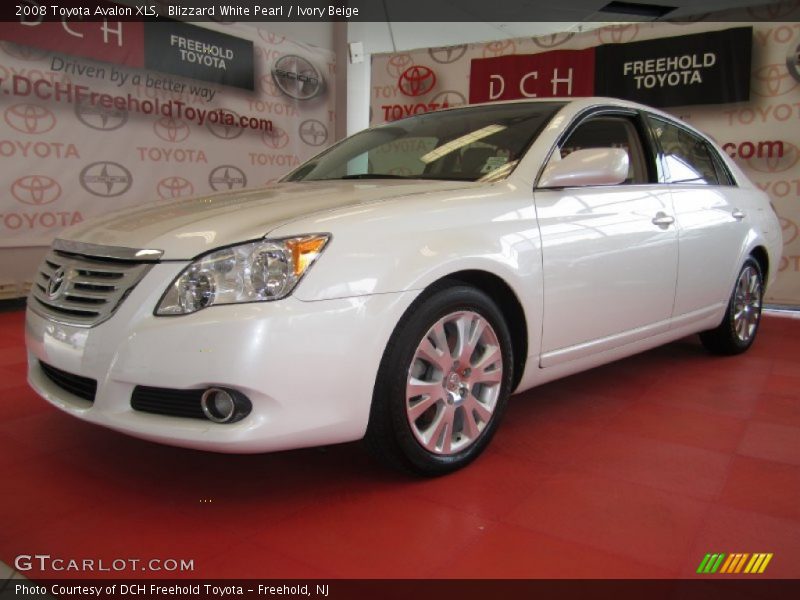 Blizzard White Pearl / Ivory Beige 2008 Toyota Avalon XLS