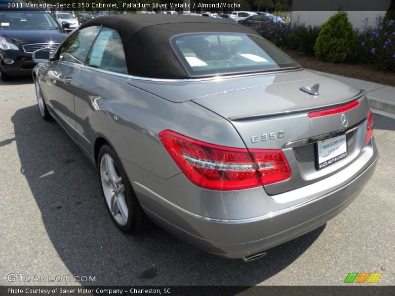 Palladium Silver Metallic / Almond/Mocha 2011 Mercedes-Benz E 350 Cabriolet