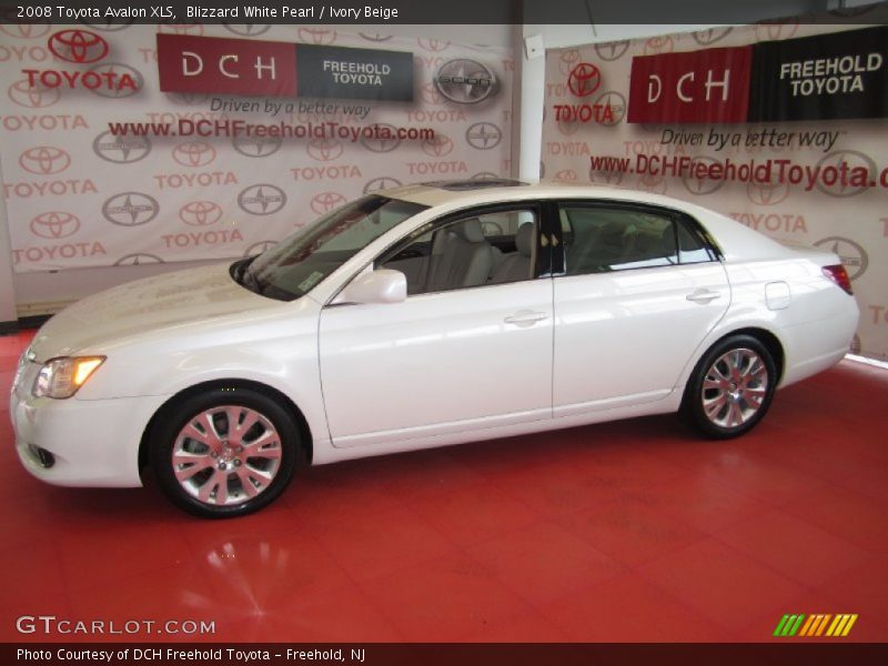 Blizzard White Pearl / Ivory Beige 2008 Toyota Avalon XLS
