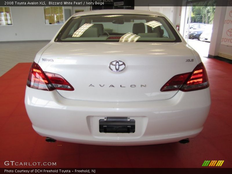 Blizzard White Pearl / Ivory Beige 2008 Toyota Avalon XLS