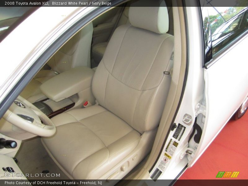 Blizzard White Pearl / Ivory Beige 2008 Toyota Avalon XLS