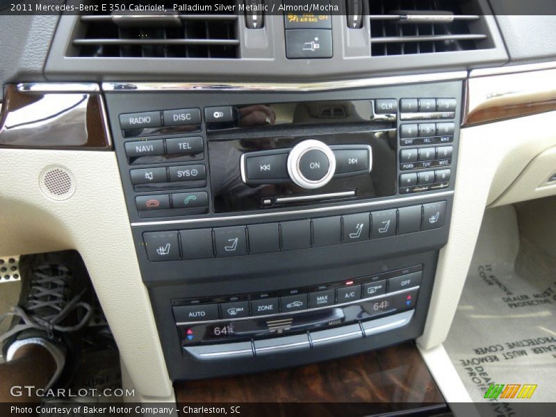 Palladium Silver Metallic / Almond/Mocha 2011 Mercedes-Benz E 350 Cabriolet