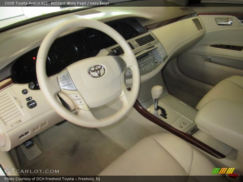 Blizzard White Pearl / Ivory Beige 2008 Toyota Avalon XLS