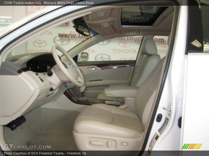 Blizzard White Pearl / Ivory Beige 2008 Toyota Avalon XLS