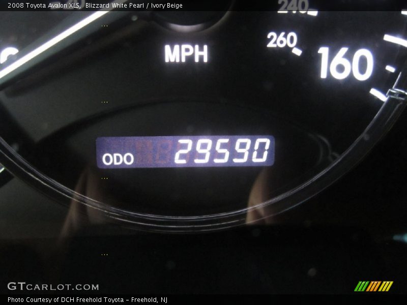 Blizzard White Pearl / Ivory Beige 2008 Toyota Avalon XLS