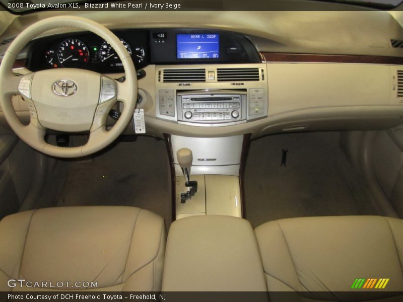 Blizzard White Pearl / Ivory Beige 2008 Toyota Avalon XLS