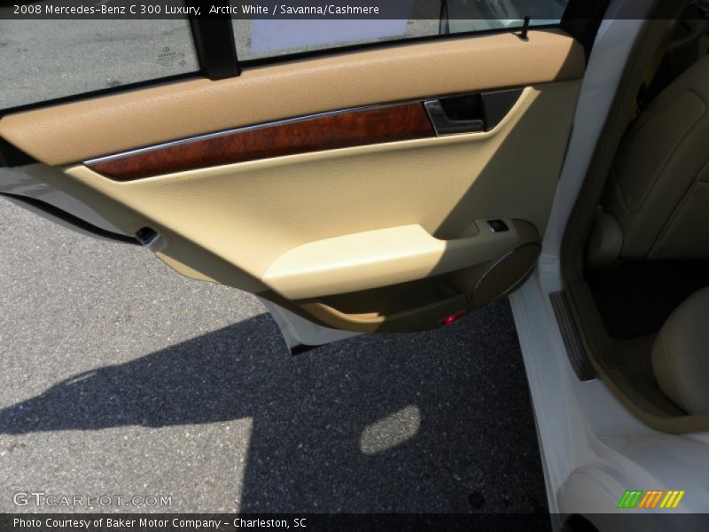 Arctic White / Savanna/Cashmere 2008 Mercedes-Benz C 300 Luxury