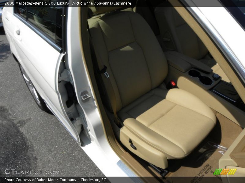 Arctic White / Savanna/Cashmere 2008 Mercedes-Benz C 300 Luxury