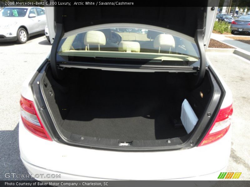 Arctic White / Savanna/Cashmere 2008 Mercedes-Benz C 300 Luxury