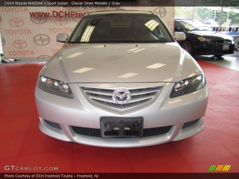 Glacier Silver Metallic / Gray 2004 Mazda MAZDA6 s Sport Sedan