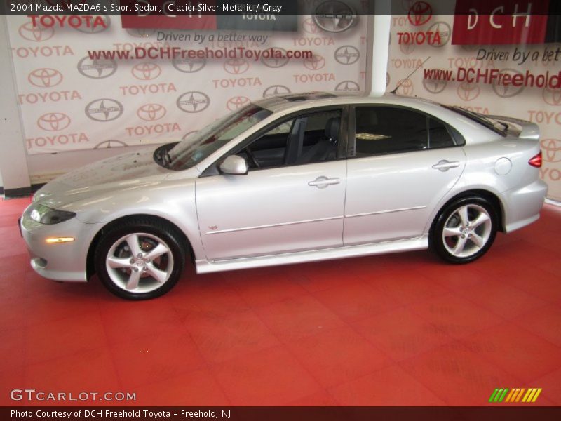 Glacier Silver Metallic / Gray 2004 Mazda MAZDA6 s Sport Sedan