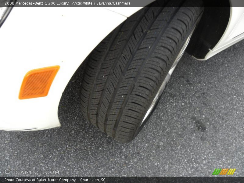 Arctic White / Savanna/Cashmere 2008 Mercedes-Benz C 300 Luxury