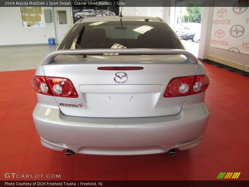 Glacier Silver Metallic / Gray 2004 Mazda MAZDA6 s Sport Sedan