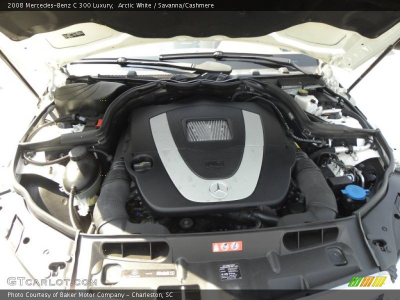 Arctic White / Savanna/Cashmere 2008 Mercedes-Benz C 300 Luxury