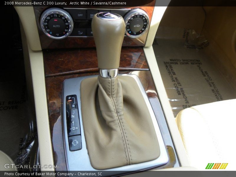 Arctic White / Savanna/Cashmere 2008 Mercedes-Benz C 300 Luxury