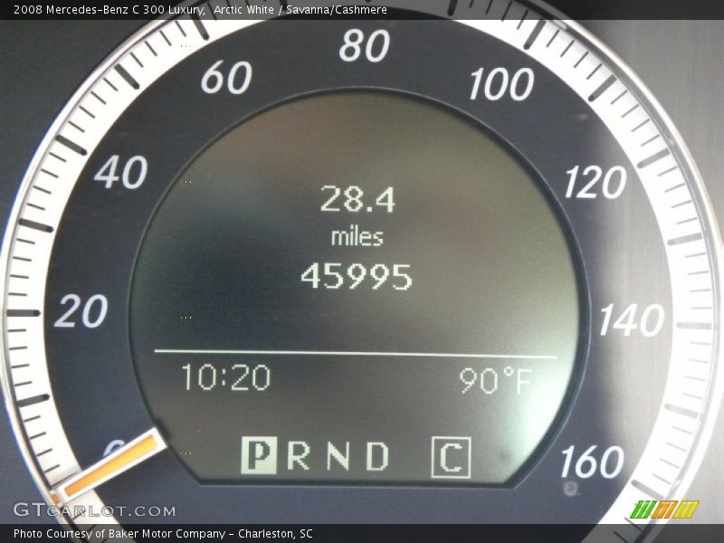 Arctic White / Savanna/Cashmere 2008 Mercedes-Benz C 300 Luxury