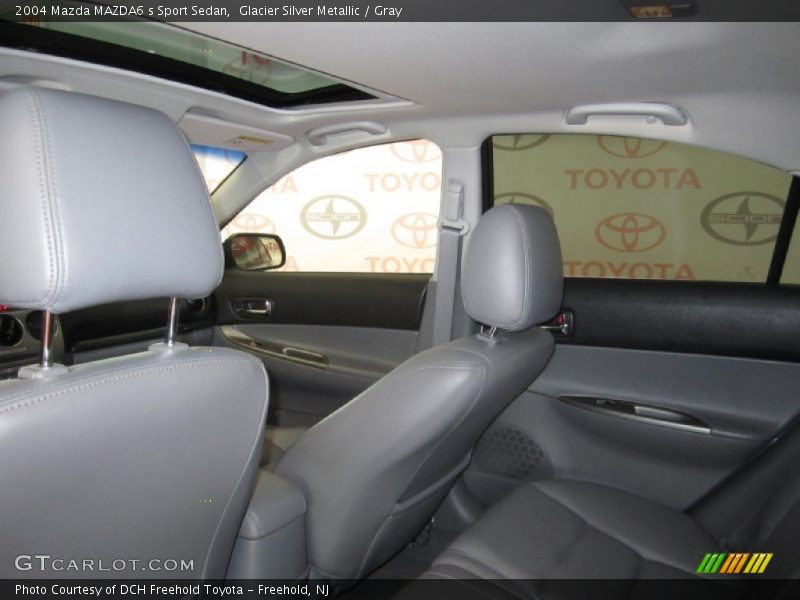 Glacier Silver Metallic / Gray 2004 Mazda MAZDA6 s Sport Sedan