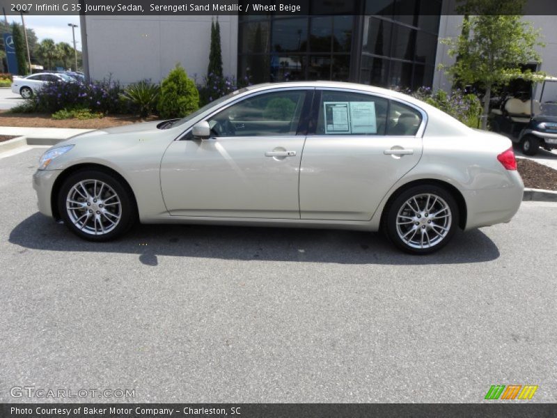 Serengeti Sand Metallic / Wheat Beige 2007 Infiniti G 35 Journey Sedan