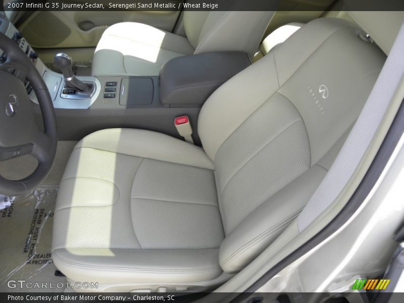 Serengeti Sand Metallic / Wheat Beige 2007 Infiniti G 35 Journey Sedan