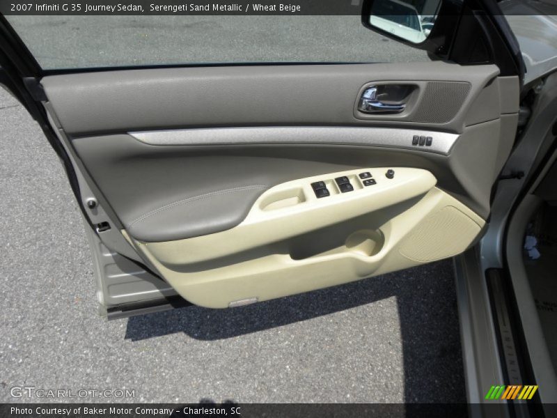 Serengeti Sand Metallic / Wheat Beige 2007 Infiniti G 35 Journey Sedan