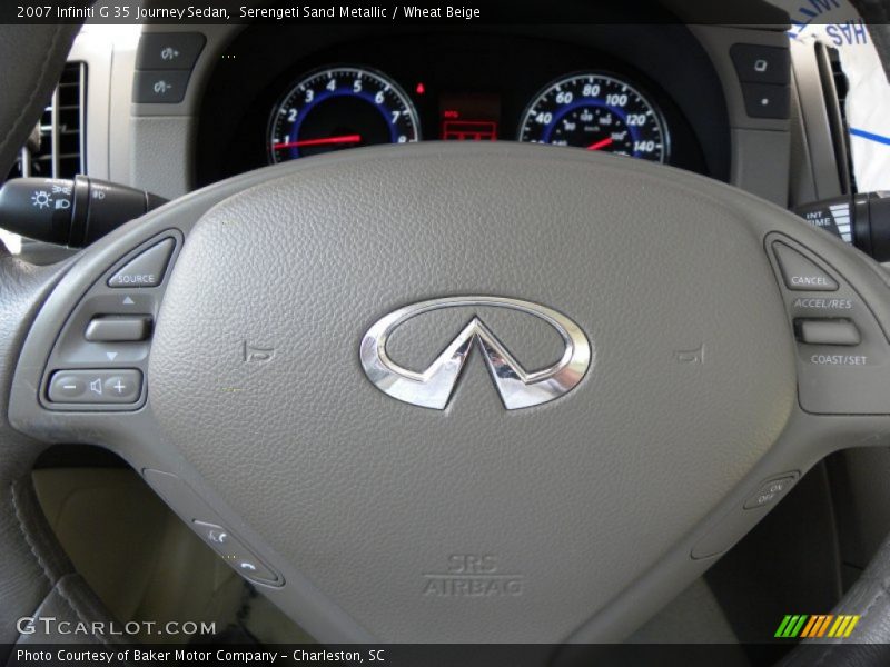 Serengeti Sand Metallic / Wheat Beige 2007 Infiniti G 35 Journey Sedan