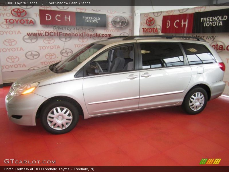 Silver Shadow Pearl / Stone 2008 Toyota Sienna LE