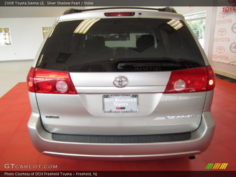 Silver Shadow Pearl / Stone 2008 Toyota Sienna LE