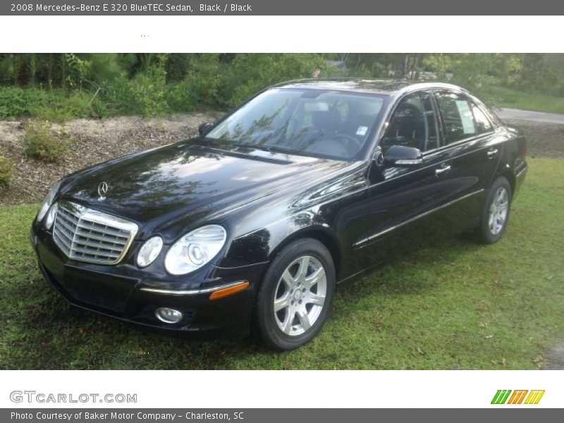 Black / Black 2008 Mercedes-Benz E 320 BlueTEC Sedan