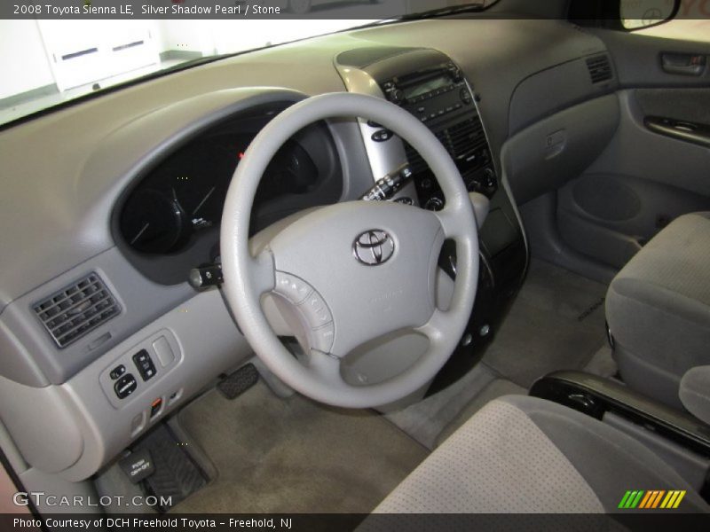 Silver Shadow Pearl / Stone 2008 Toyota Sienna LE