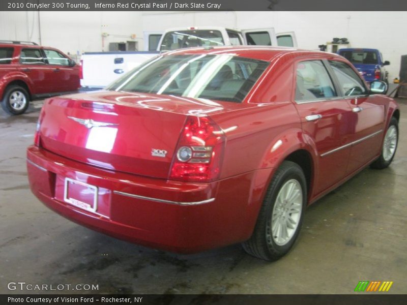 Inferno Red Crystal Pearl / Dark Slate Gray 2010 Chrysler 300 Touring