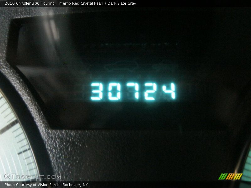Inferno Red Crystal Pearl / Dark Slate Gray 2010 Chrysler 300 Touring