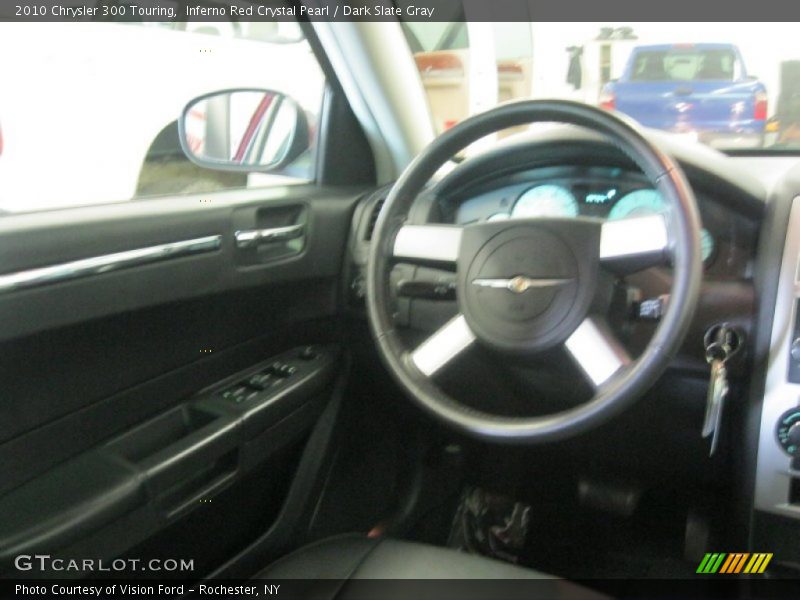 Inferno Red Crystal Pearl / Dark Slate Gray 2010 Chrysler 300 Touring
