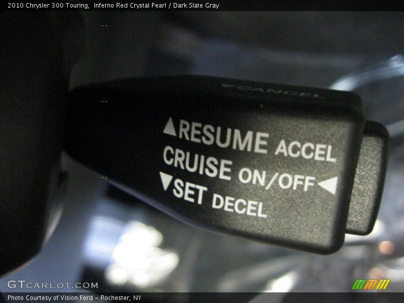Inferno Red Crystal Pearl / Dark Slate Gray 2010 Chrysler 300 Touring
