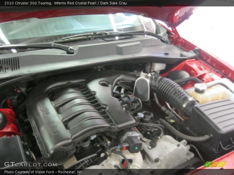 Inferno Red Crystal Pearl / Dark Slate Gray 2010 Chrysler 300 Touring