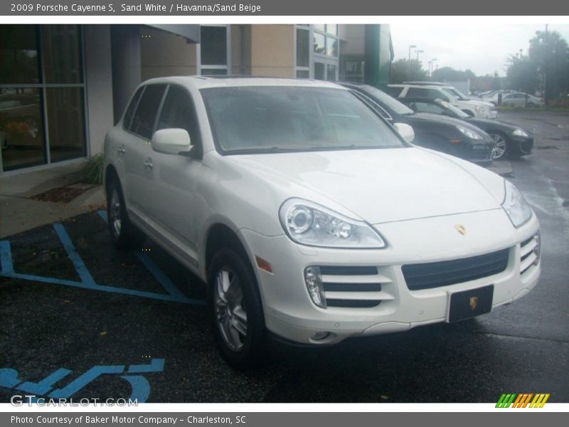 Sand White / Havanna/Sand Beige 2009 Porsche Cayenne S