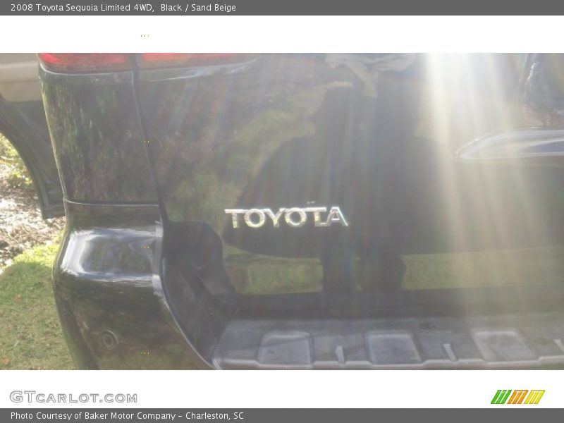 Black / Sand Beige 2008 Toyota Sequoia Limited 4WD