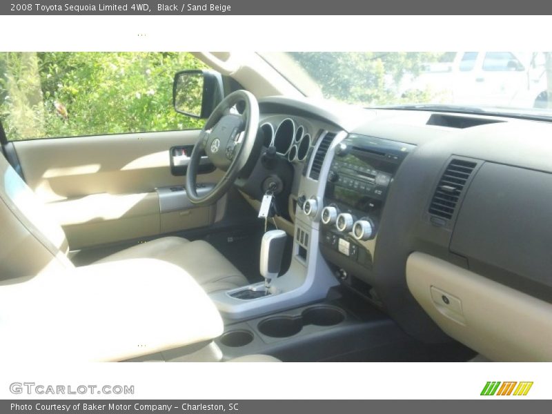 Black / Sand Beige 2008 Toyota Sequoia Limited 4WD