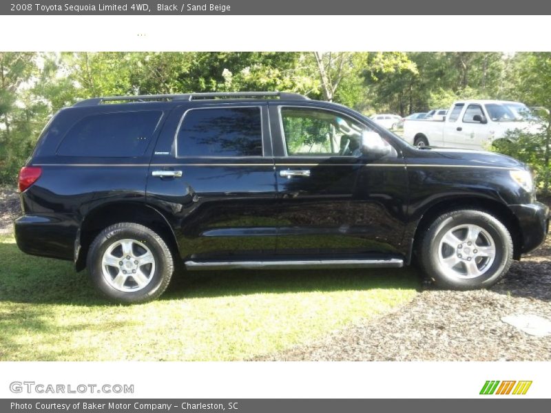 Black / Sand Beige 2008 Toyota Sequoia Limited 4WD