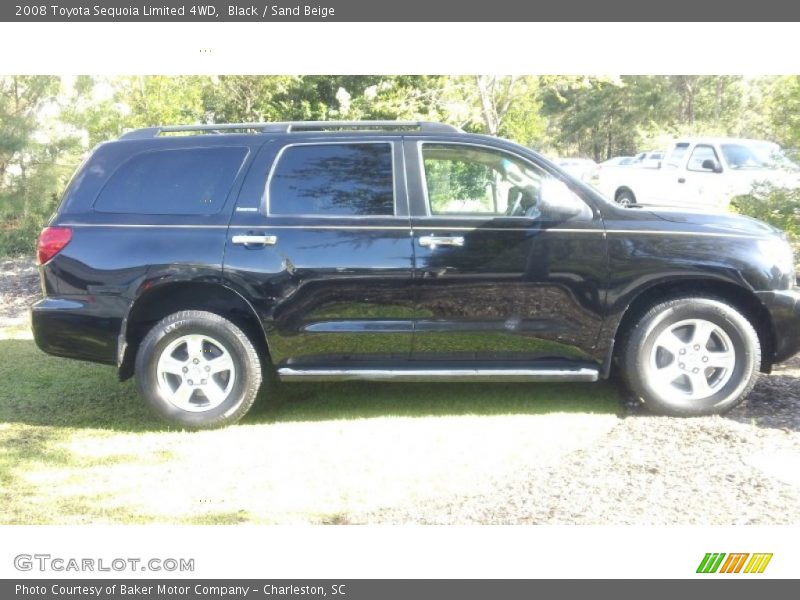 Black / Sand Beige 2008 Toyota Sequoia Limited 4WD