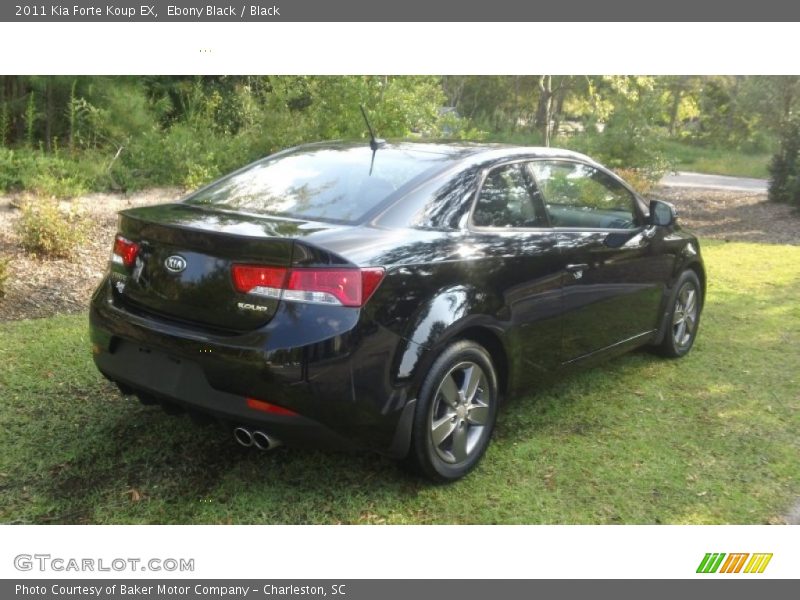 Ebony Black / Black 2011 Kia Forte Koup EX