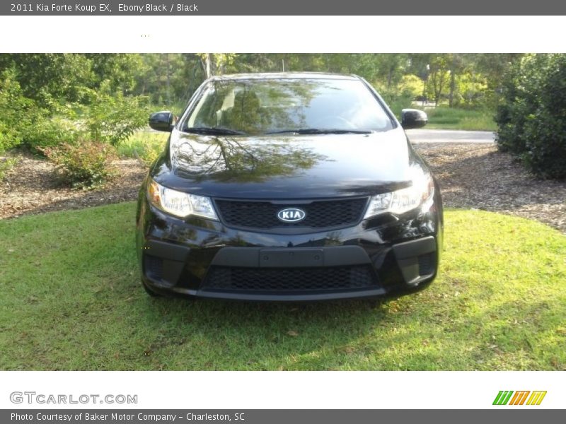 Ebony Black / Black 2011 Kia Forte Koup EX